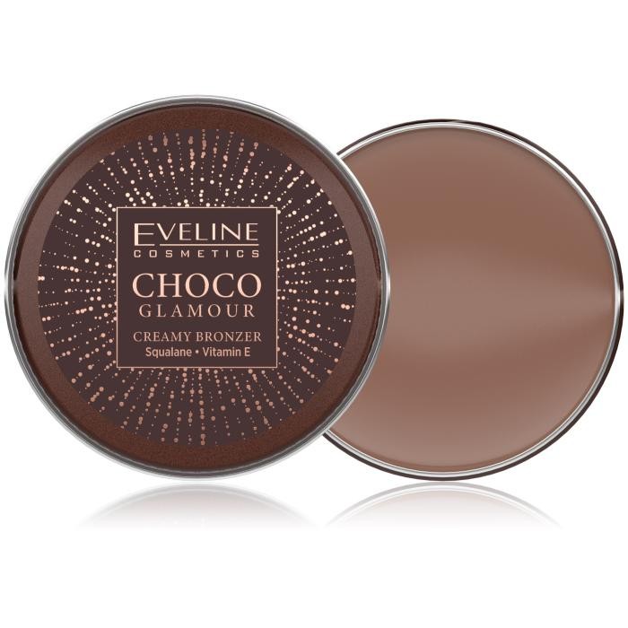 EVELINE Choco Glamour Bronzer do twarzy w kremie nr 02