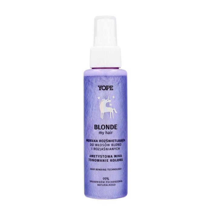 YOPE Blonde My Hair Rozświetlająca Mgiełka do włosów blond i rozjaśnianych - Ametystowa Mika 100ml