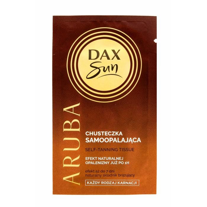 DAX SUN Chusteczka samoopalająca do twarzy i ciała Aruba