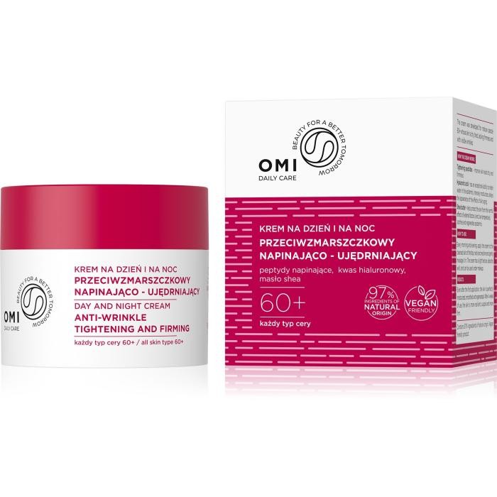 OMI Daily Care Przeciwzmarszczkowy Krem napinająco-ujędrniający 60+ na dzień i na noc 50ml