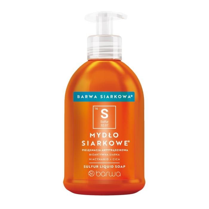 BARWA Siarkowa Mydło siarkowe w płynie 300 ml