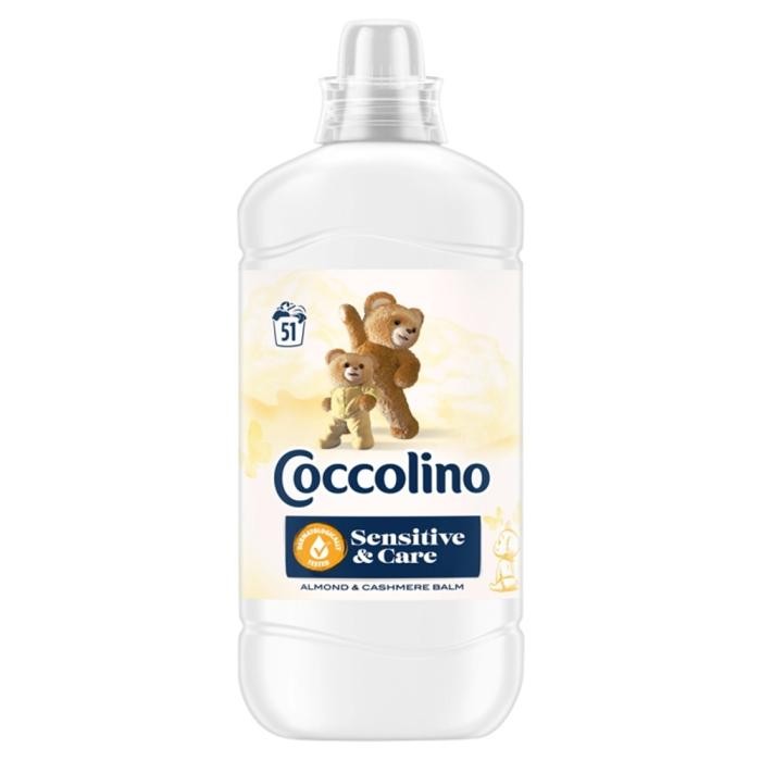 COCCOLINO Sensitive &amp; Care Płyn do płukania tkanin Almond &amp; Cashmere Balm (51 prań) 1275 ml