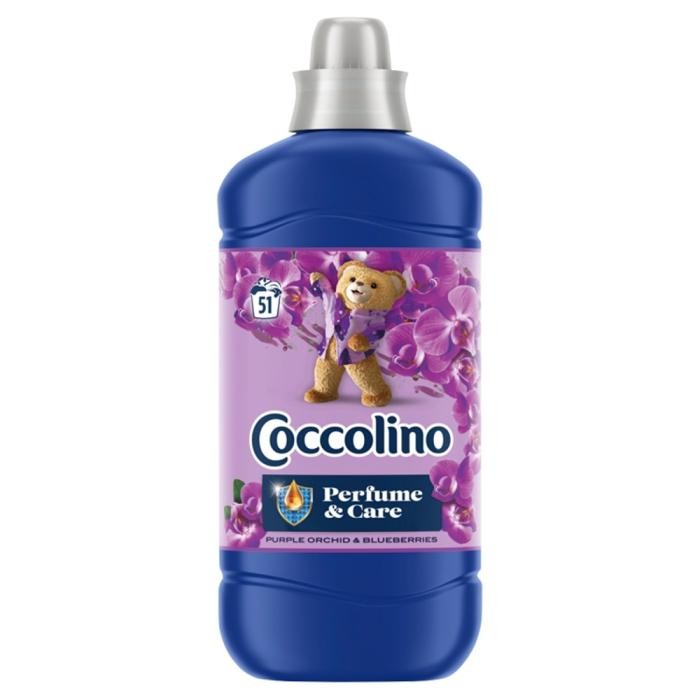 COCCOLINO Perfume &amp; Care Płyn do płukania tkanin Purple Orchid &amp; Blueberries (37 prań) 925 ml