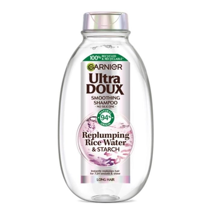 GARNIER Botanic Therapy Wygładzający Szampon do włosów długich Replumping Rise Water &amp; Starch (woda ryżowa i skrobia) 400 ml