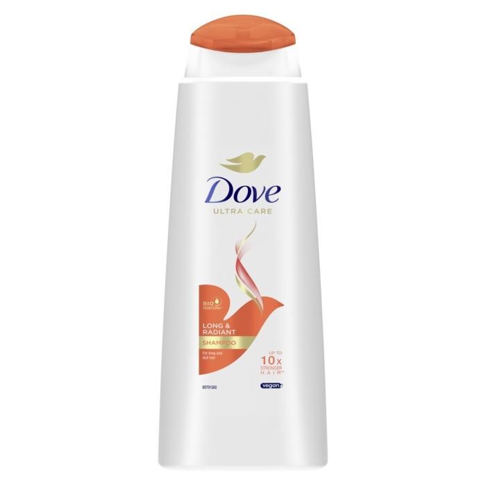 DOVE Ultra Care Szampon do włosów długich i matowych Long &amp; Radiant 400 ml
