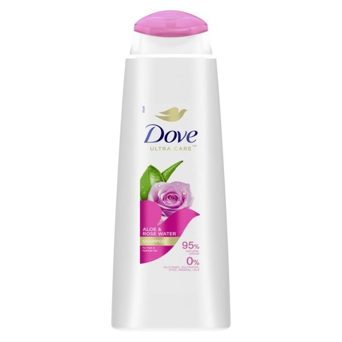 DOVE Ultra Care Szampon odwieżający do włosów Aloe &amp; Rose Water 400 ml