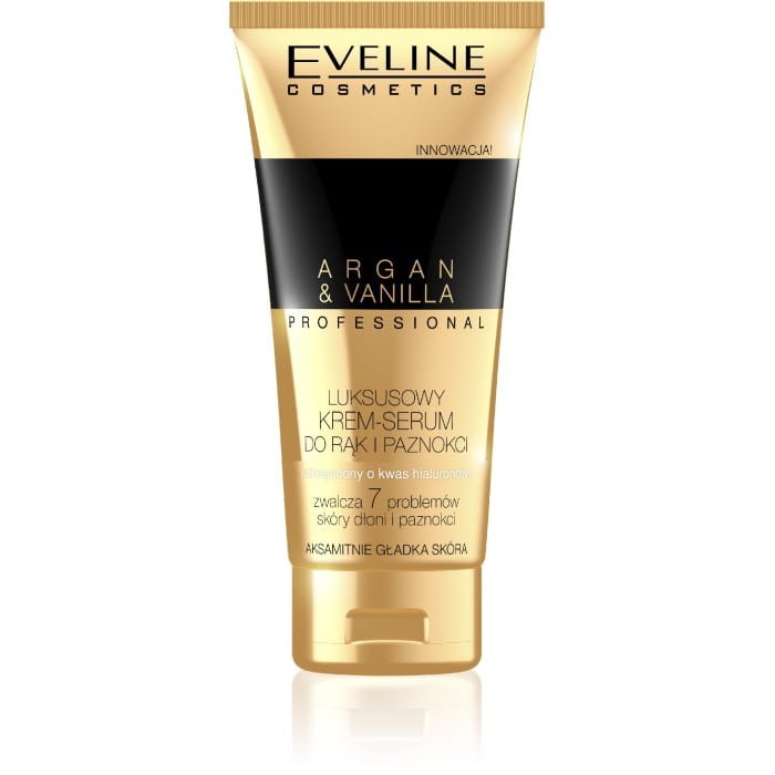 EVELINE Argan&amp;Vanilla Luksusowy krem-serum do rąk i paznokci 100 ml