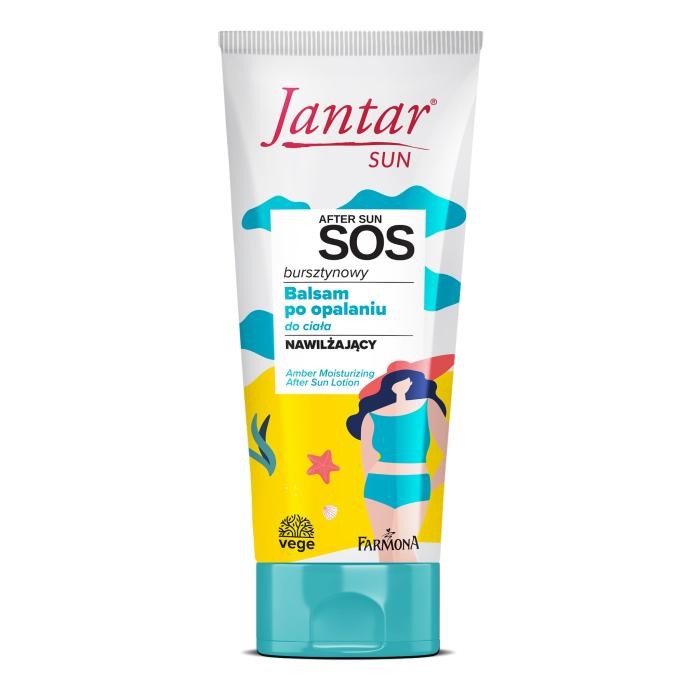 JANTAR Sun SOS Bursztynowy balsam nawilżający po opalaniu Family 200 ml