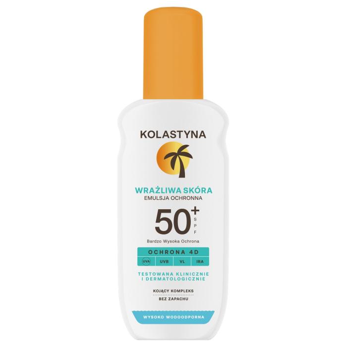 KOLASTYNA Emulsja do opalania w sprayu - do skóry wrażliwej SPF50+  150ml