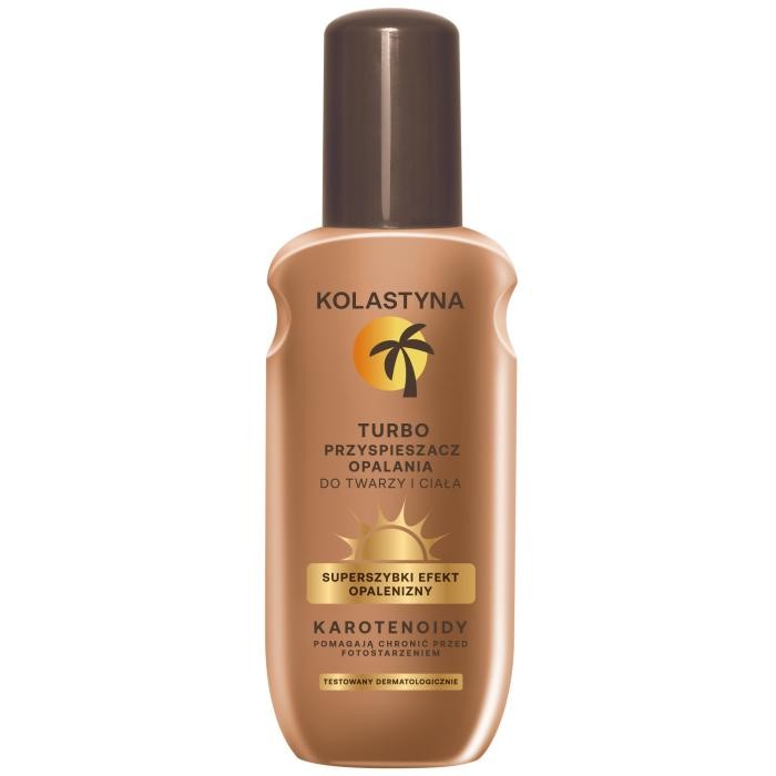 KOLASTYNA Turbo Przyspieszacz opalania do twarzy i ciała 150ml