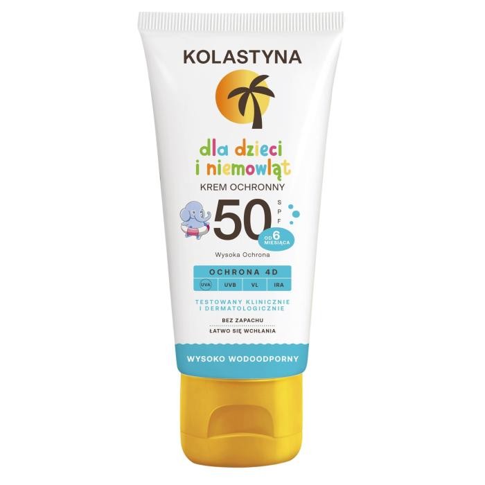 KOLASTYNA Krem ochronny dla dzieci i niemowląt SPF50  75ml