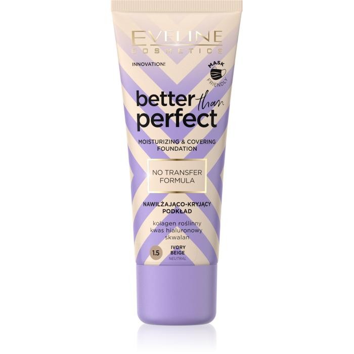 EVELINE Better Than Perfect Podkład nawilżająco-kryjący nr 1.5 Ivory Beige (neutral) 30 ml