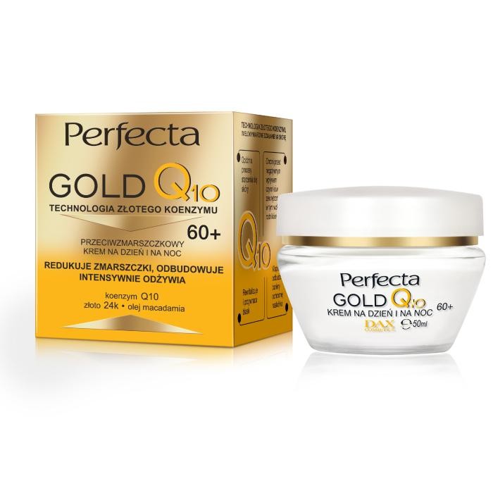 PERFECTA Gold Q10 60+ Krem przeciwzmarszczkowy na dzień i na noc 50 ml