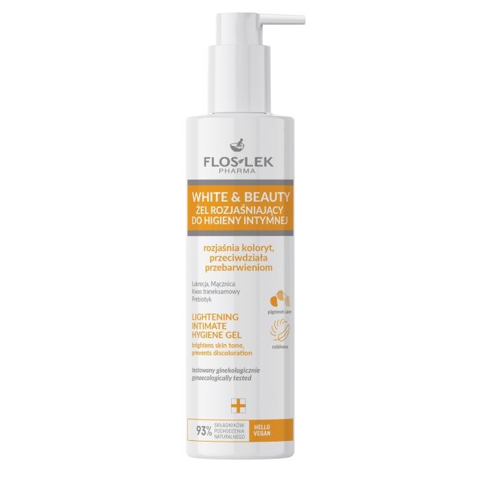FLOSLEK PHARMA White &amp; Beauty Żel rozjaśniający do higieny intymnej 225ml