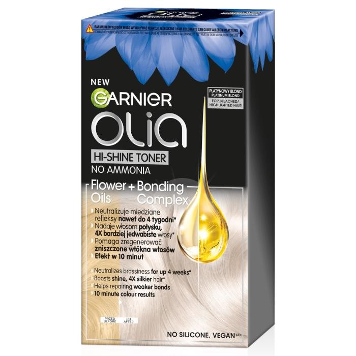 GARNIER Olia Hi-Shine Toner do włosów blond  - Platynowy Blond 1op.