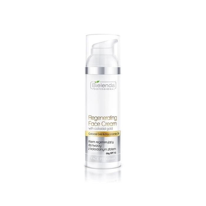 BIELENDA PROFESSIONAL Krem regenerujący do twarzy SPF 10 z koloidalnym złotem 100 ml
