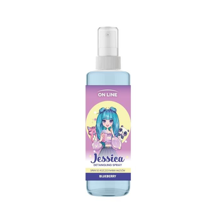 ON LINE KIDS Jessica Spray do rozczesywania włosów - Blueberry 200 ml