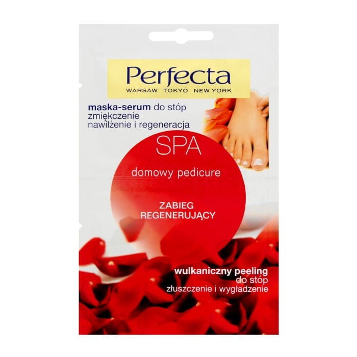 PERFECTA SPA Domowy pedicure Maska-serum do stóp zmiękczenie nawilżenie i regeneracja 1 szt.
