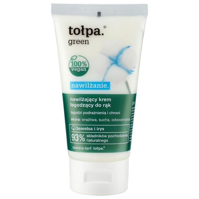 TOŁPA Green Nawilżający krem łagodzący do rąk 75 ml