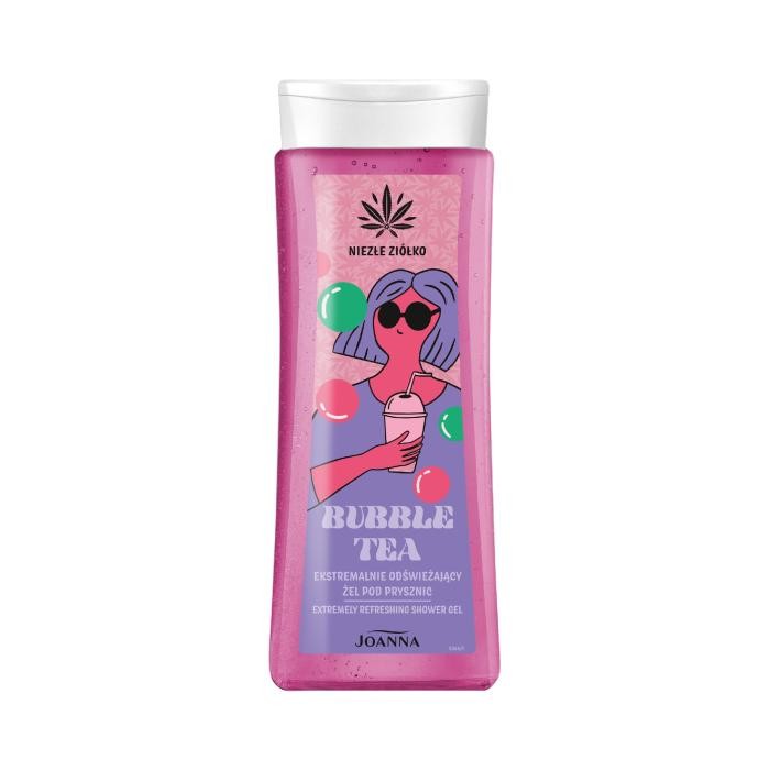 JOANNA Niezłe Ziółko Żel pod prysznic Bubble Tea ekstremalnie odświeżający 300 ml