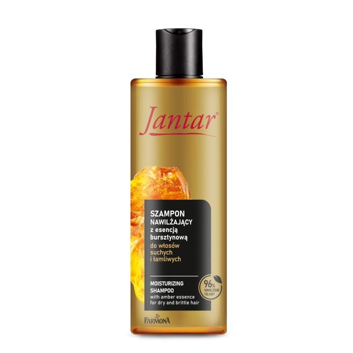 JANTAR Szampon nawilżający z esencją bursztynową do włosów suchych i łamliwych 300 ml