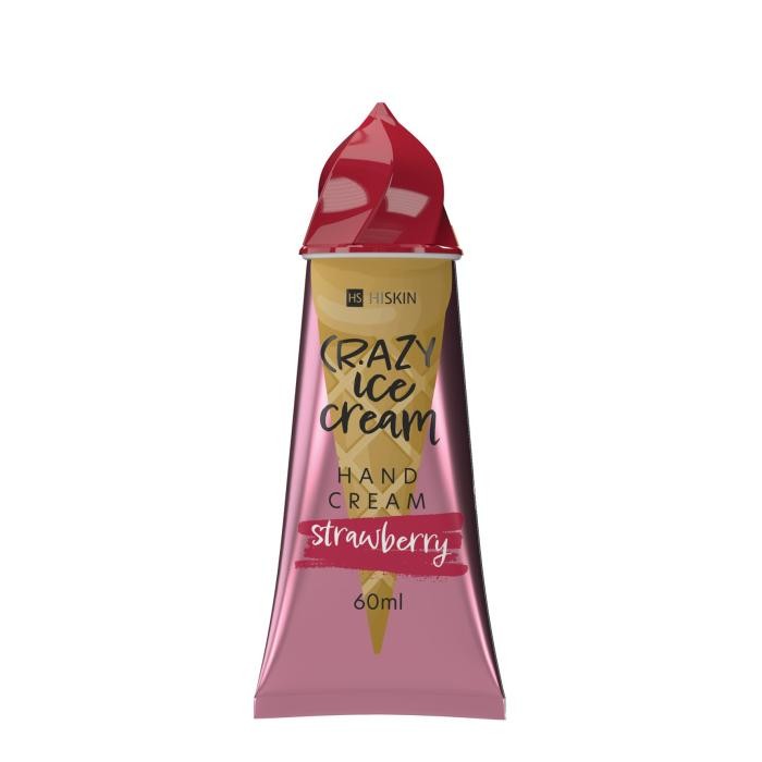 HISKIN Crazy Ice Cream Krem do rąk - Strawberry 60ml