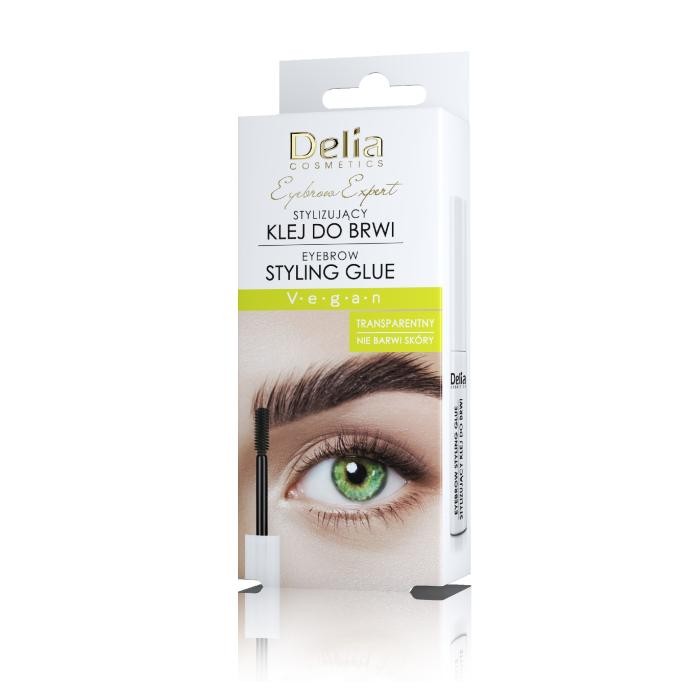 DELIA Eyebrow Expert Stylizujący, transparentny klej do brwi 5 g