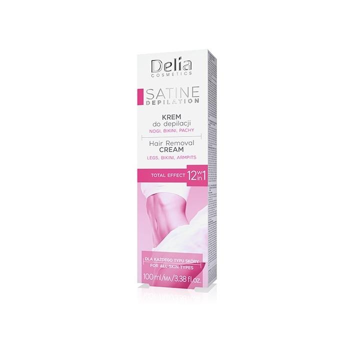 DELIA Satine Depilation Krem do depilacji 12w1 Total Effect 100 ml