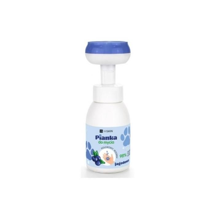 HISKIN for Kids Pianka do mycia rąk i ciała Jagoda 300 ml