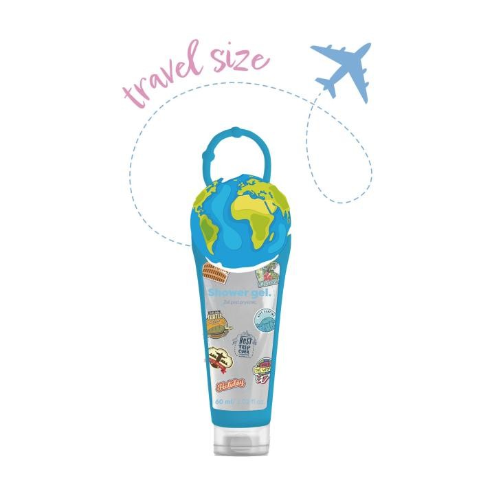 HISKIN Travel Size Żel pod prysznic globus 60 ml