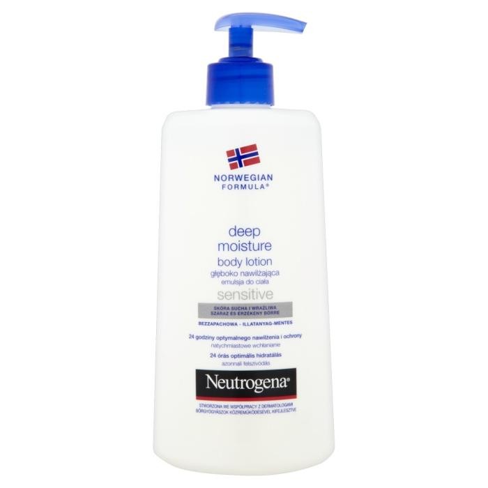 Neutrogena Formuła Norweska Głęboko nawilżająca emulsja do ciała do skóry wrażliwej  400ml