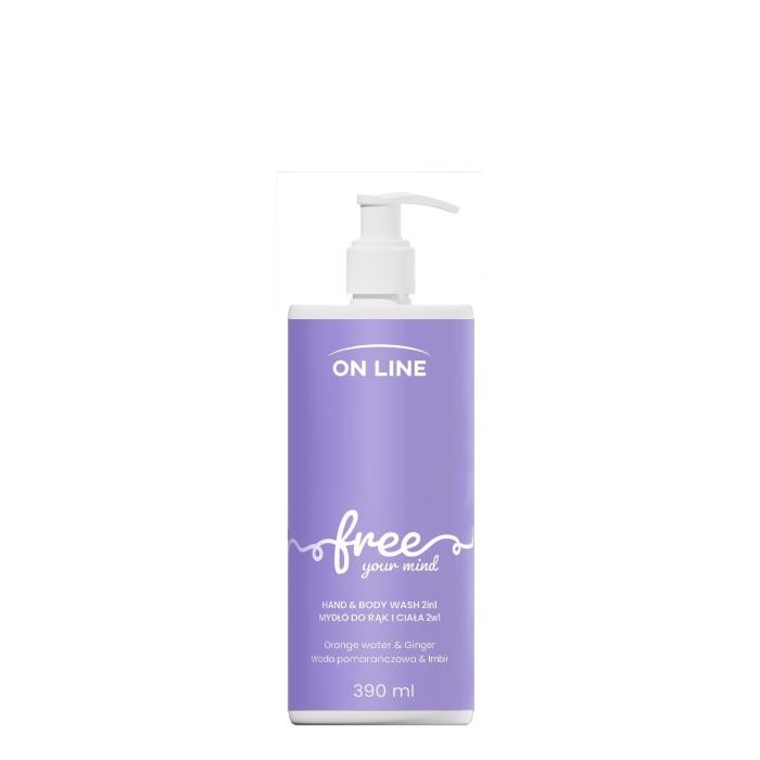 ON LINE Emocje Mydło do rąk i ciała 2w1 Free 390 ml