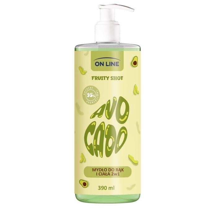 ON LINE Fruity Shot Mydło Avocado 390 ml