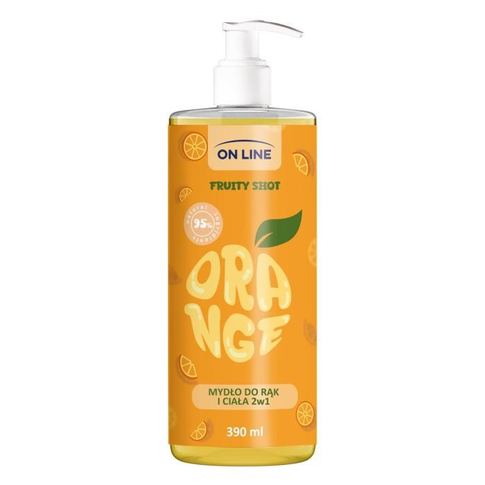 ON LINE Fruity Shot Mydło Orange 390 ml