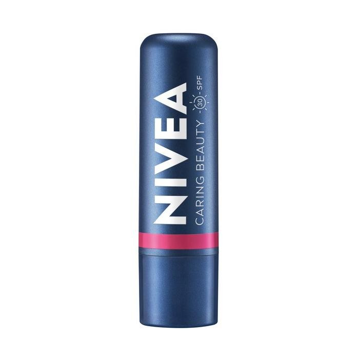 NIVEA Pomadka pielęgnująca do ust Caring Beauty 3w1 Pink 4.8 g