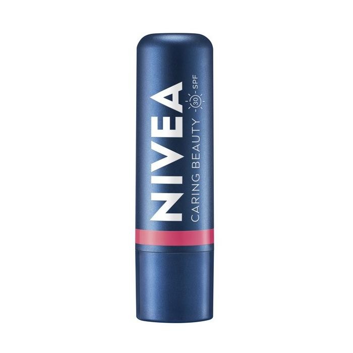 NIVEA Pomadka pielęgnująca do ust Caring Beauty 3w1 Rose 4.8 g