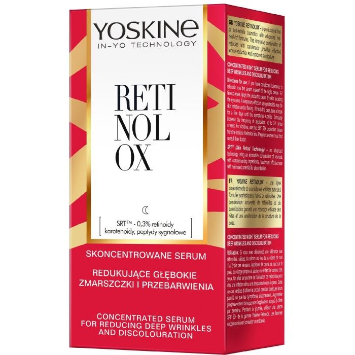 YOSKINE Retinolox Skoncentrowane serum na noc redukujące głębokie zmarszczki i przebarwienia 30 ml