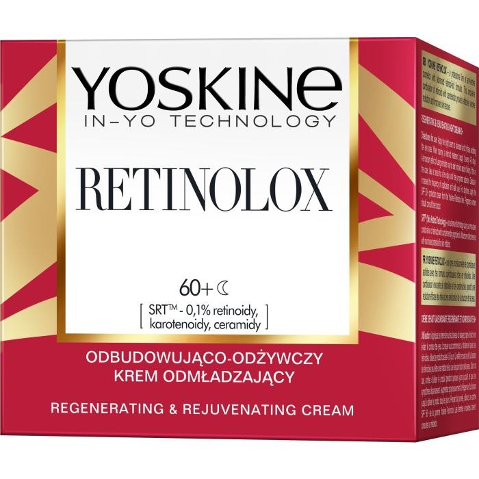 YOSKINE Retinolox 60+ Krem odmładzający na noc Odbudowujaco-odżywczy 50 ml