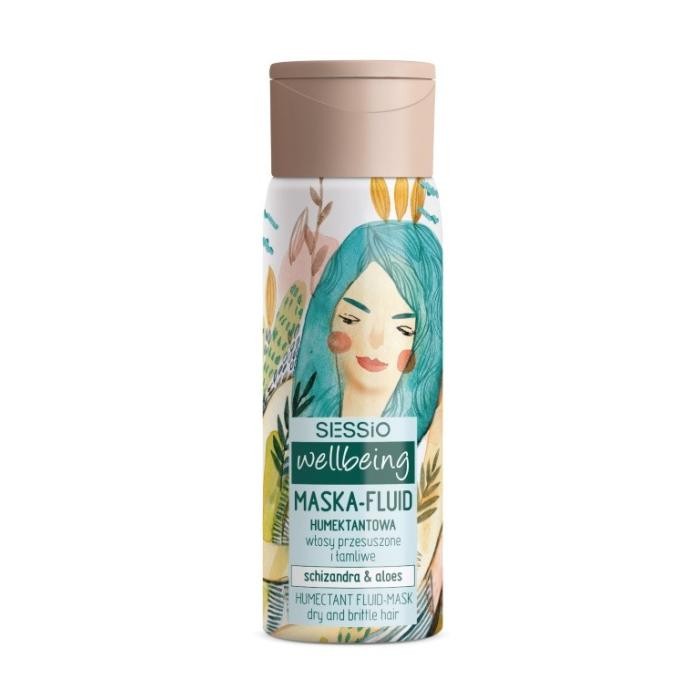 SESSIO Wellbeing Maska - fluid humektanowa do włosów Schizandra &amp; Aloes 300 ml