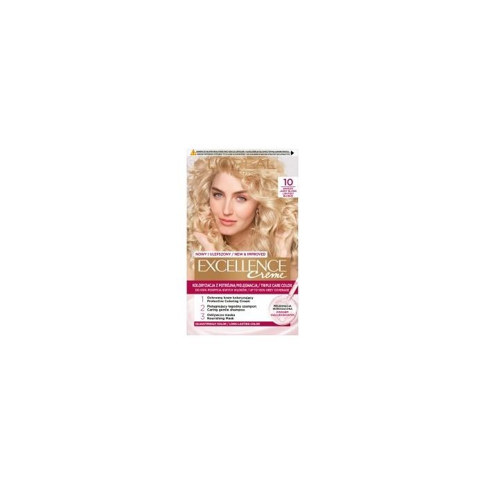 LOREAL Excellence Creme Farba do włosów 10 Bardzo Jasny Blond