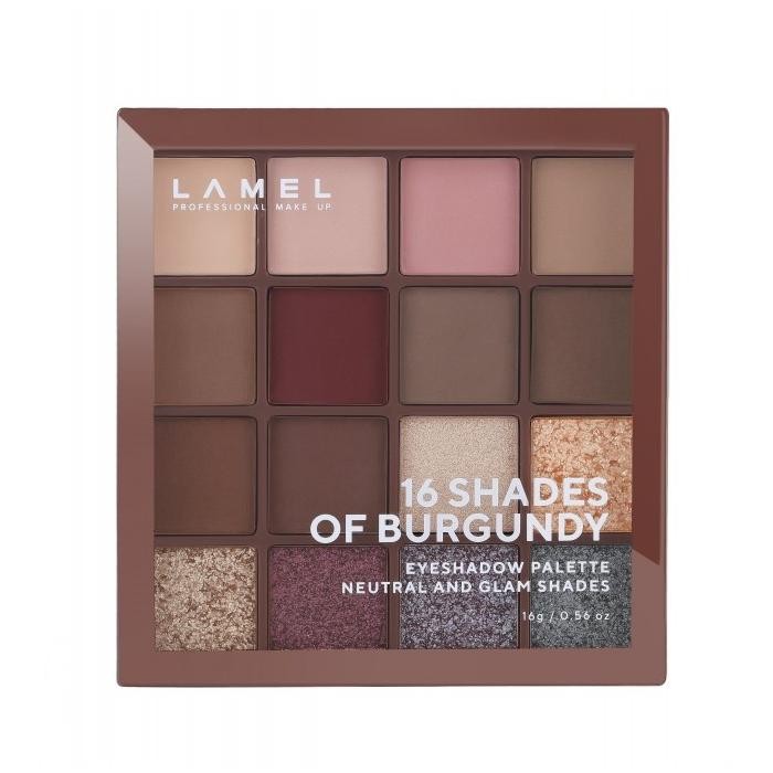 LAMEL Paleta cieni Shades of Burgundy No. 16-4&amp;