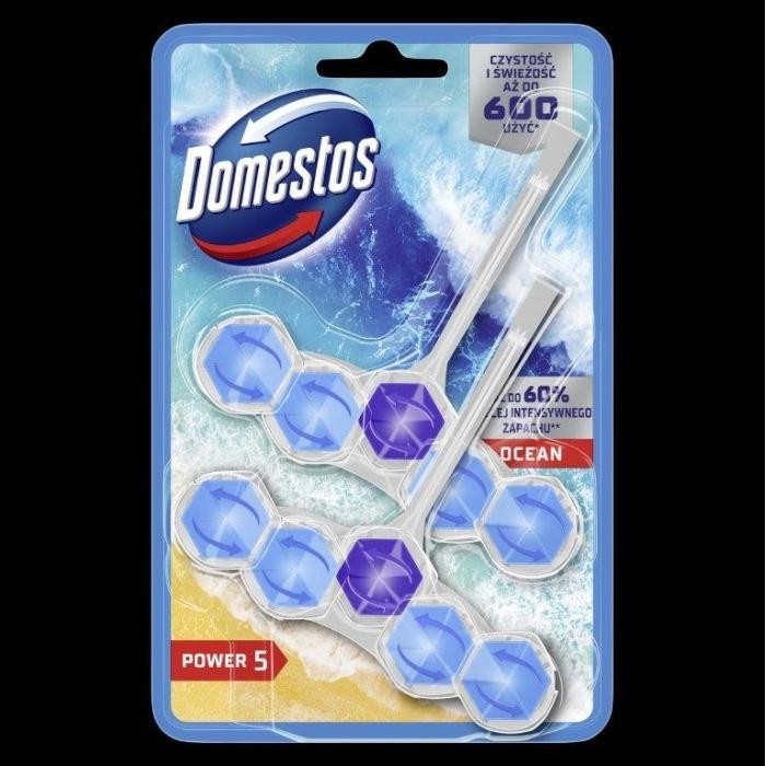 DOMESTOS Kostka toaletowa Power 5 Ocean 2 x 50 g