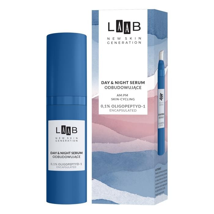 AA LAAB Day&amp;Night Serum odbudowujące do twarzy - 0,1% oligopeptyd-1 (EGF) encapsulated 30 ml