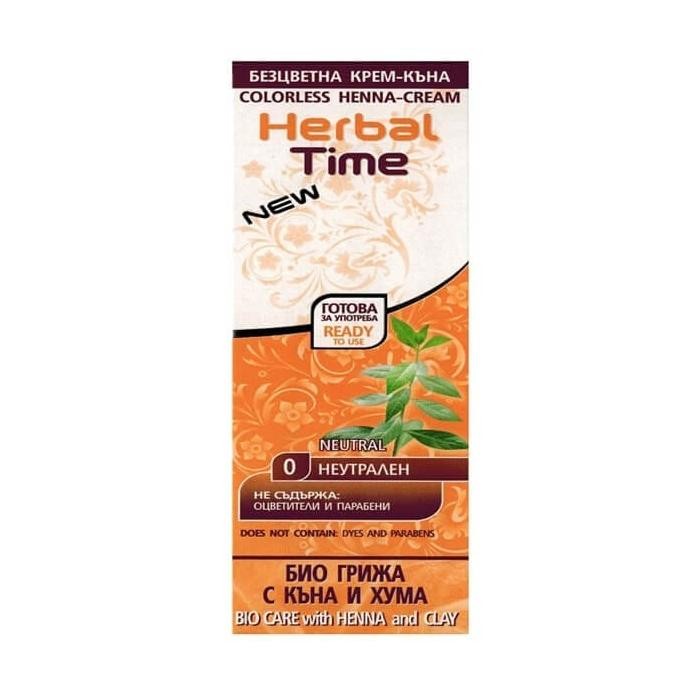 HERBAL TIME Henna do włosów naturalna 0 Neutralna