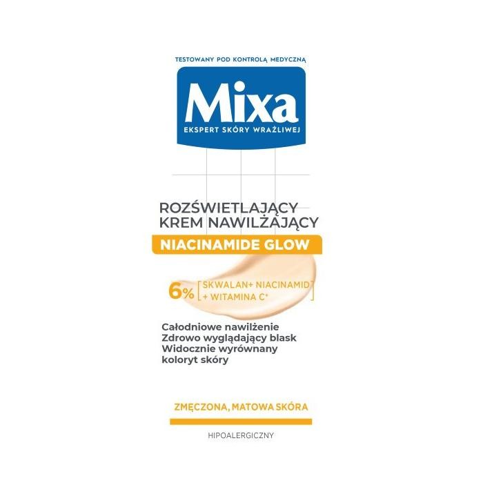 MIXA Niacinamide Glow Krem nawilżająco - rozświetlający do cery matowej i zmęczonej 50 ml