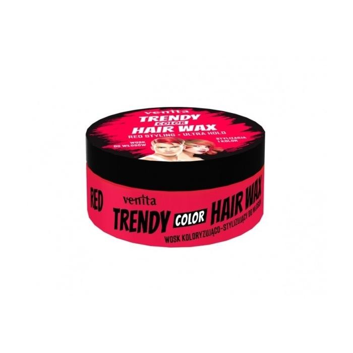 VENITA Trendy Wosk do włosów Wax Czerwony 75 g