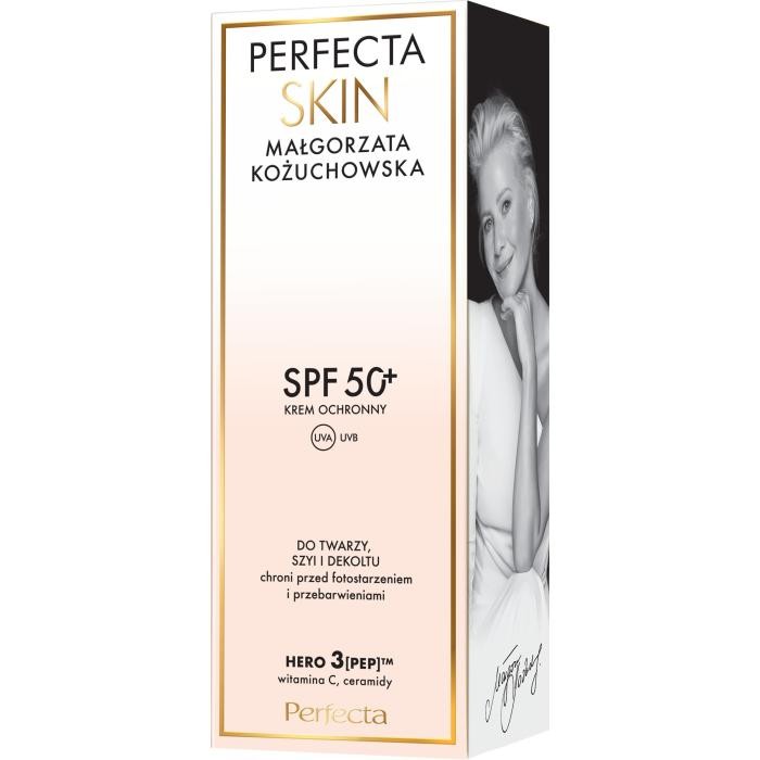PERFECTA Skin Małgorzata Kożuchowska Krem ochronny SPF 50+ do twarzy, szyi i dekoltu 40 ml