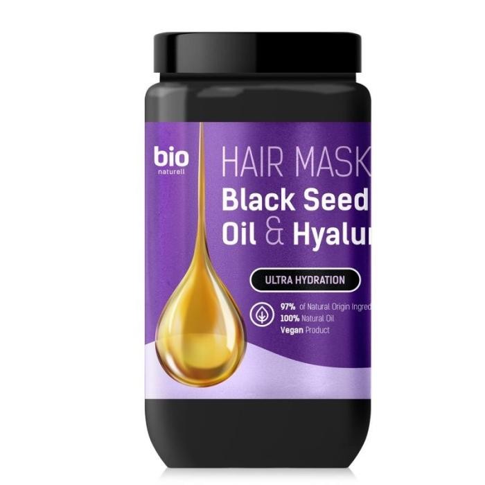 BIO NATURELL Black Seed Oil &amp; Hyaluronic Acid Maska do włosów 946 ml