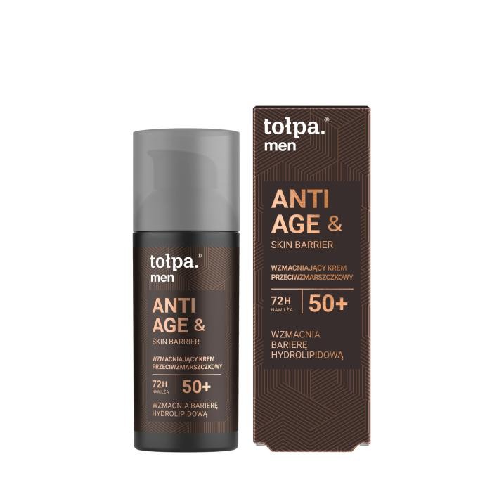 TOŁPA Men Anti Age&amp;Skin Barrier 50+ Krem przeciwzmarszczkowy wzmacniający 50 ml