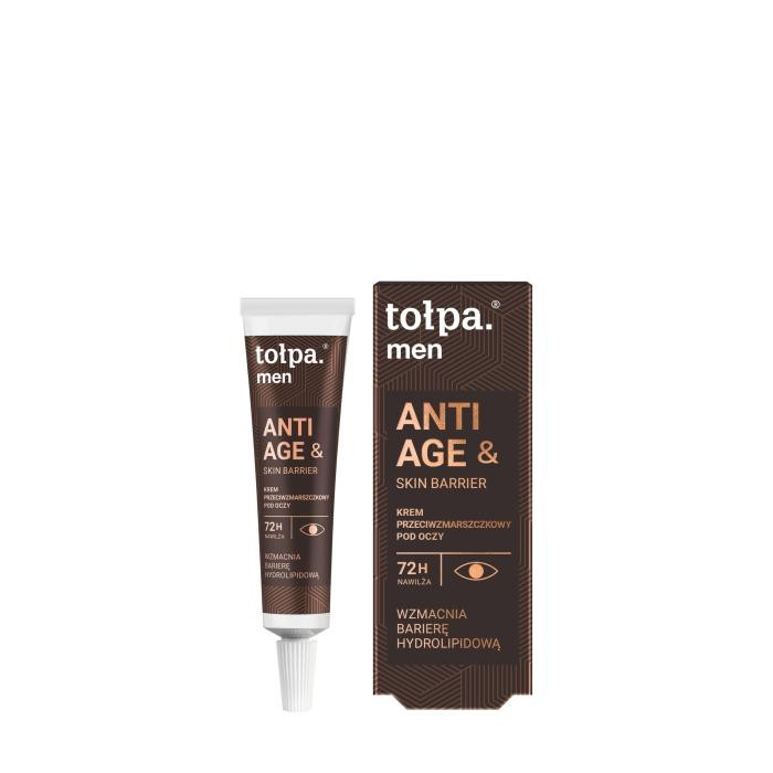 TOŁPA Men Anti Age &amp; Skin Barrier Krem pod oczy przeciwzmarszczkowy 10 ml